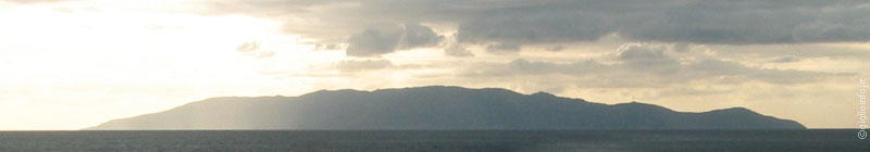 Die Insel Giglio vom Festland aus gesehen
